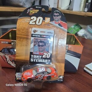 Tony Stewart #20 NASCAR Diecast Car And Metal Lunch Box